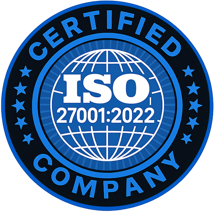 ISO 27001:2022 Certified Company